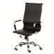 Офісне тонке крісло з високою спинкою Solano 6 artleather чорний Special4You E7061 фото 1