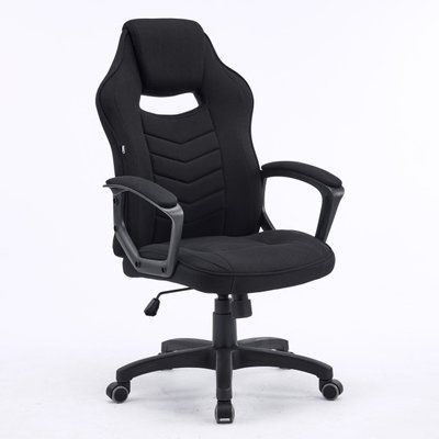 Геймерське крісло Riko Black E7771 фото