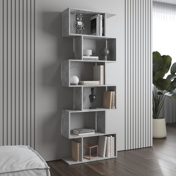 ПОЛИЦЯ ДЛЯ КНИГ VAYS M-56, СТЕЛАЖ НА 6 ПОЛИЦЬ, ЛДСП, 70&times;24&times;195 СМ  М-56  фото