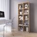 СТЕЛЛАЖ VAYS M-1, КНИЖНАЯ ПОЛКА НА 10 ЯЧЕЕК, ЛДСП, 72&times;29&times;178 СМ М-1 фото 5
